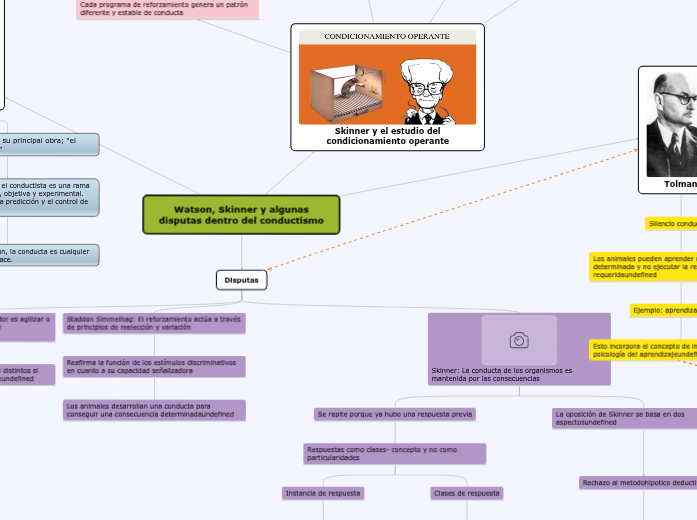 Watson, Skinner y algunas disputas dentro Mind Map